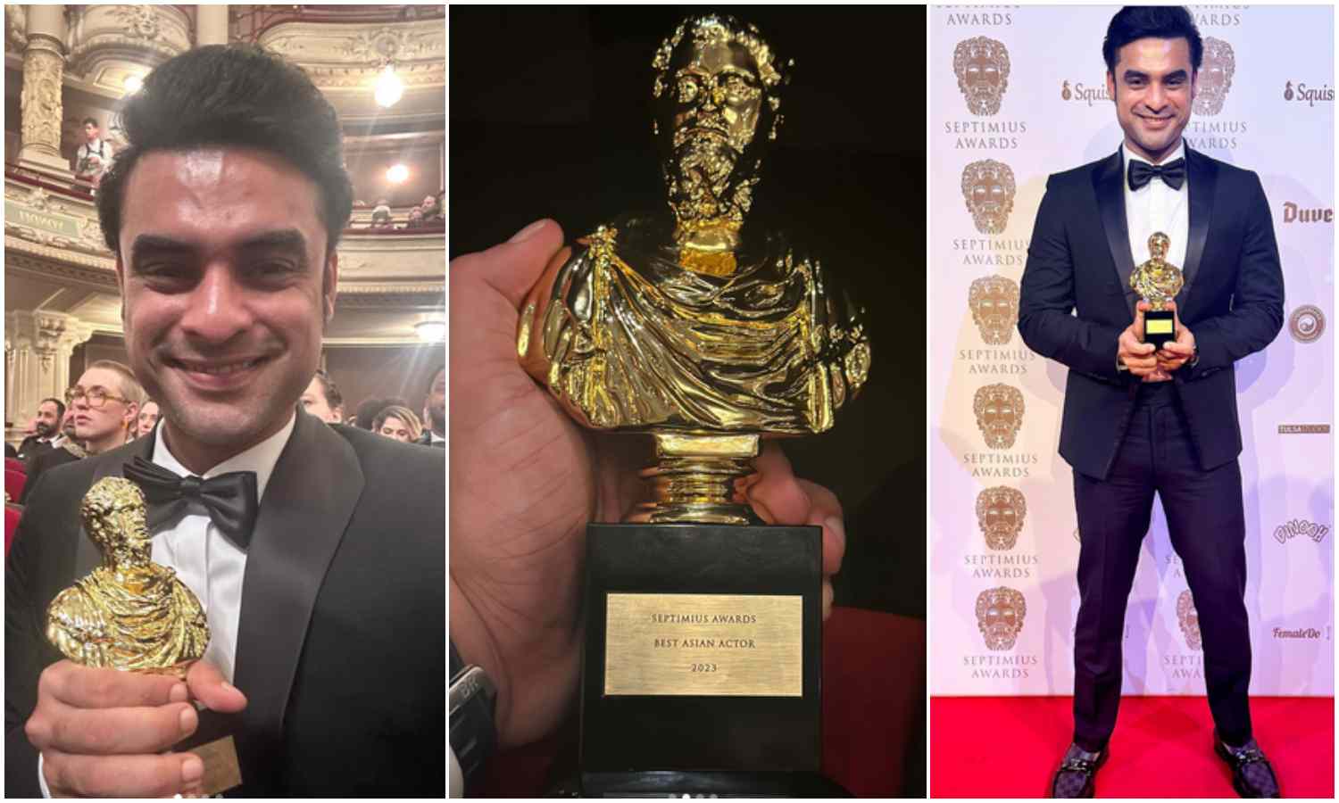 Tovino Thomas receive the Septimius Awards