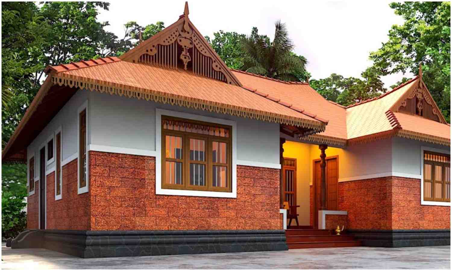 Stunning Kerala Traditional Home 1