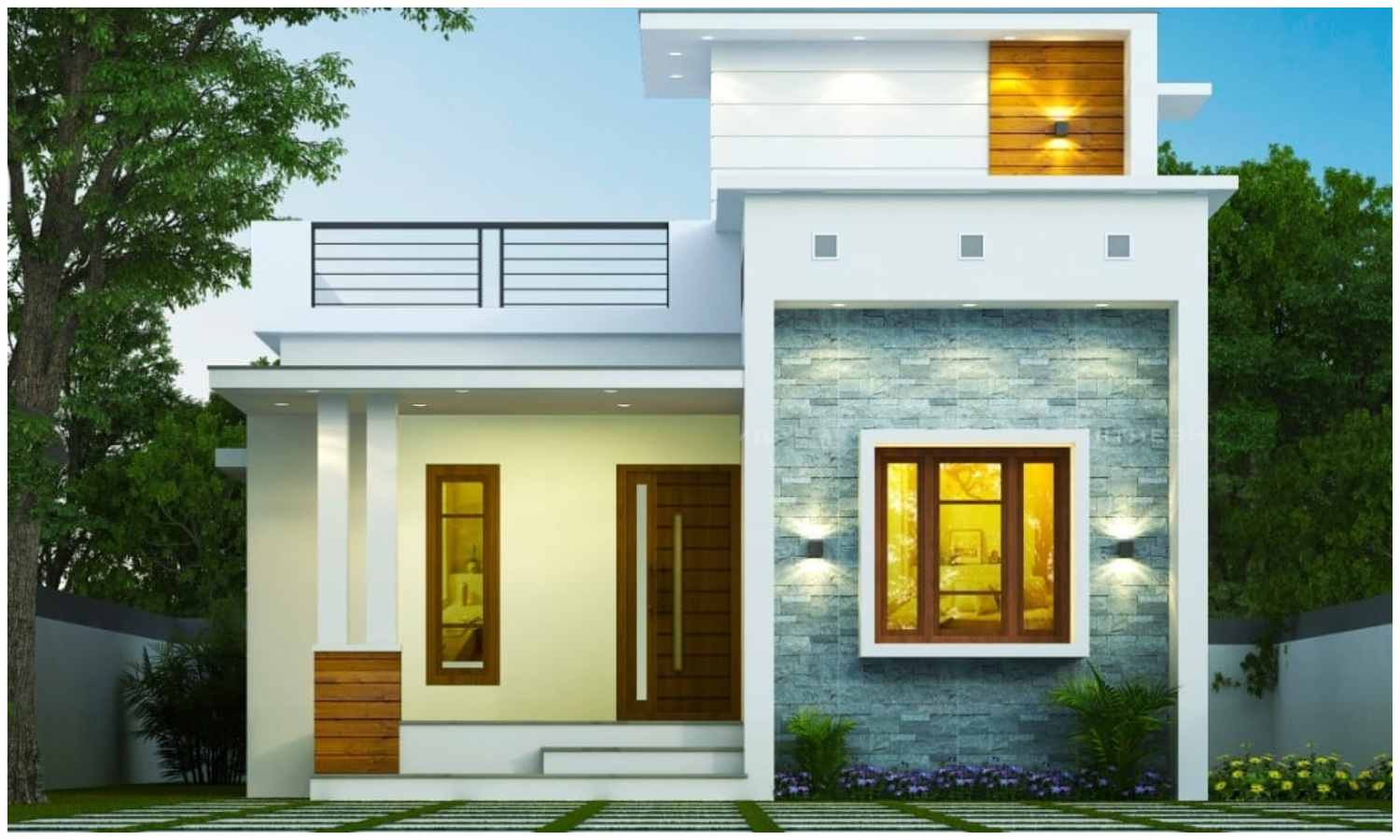 950 Sqft 16 Lakh Budjet Home