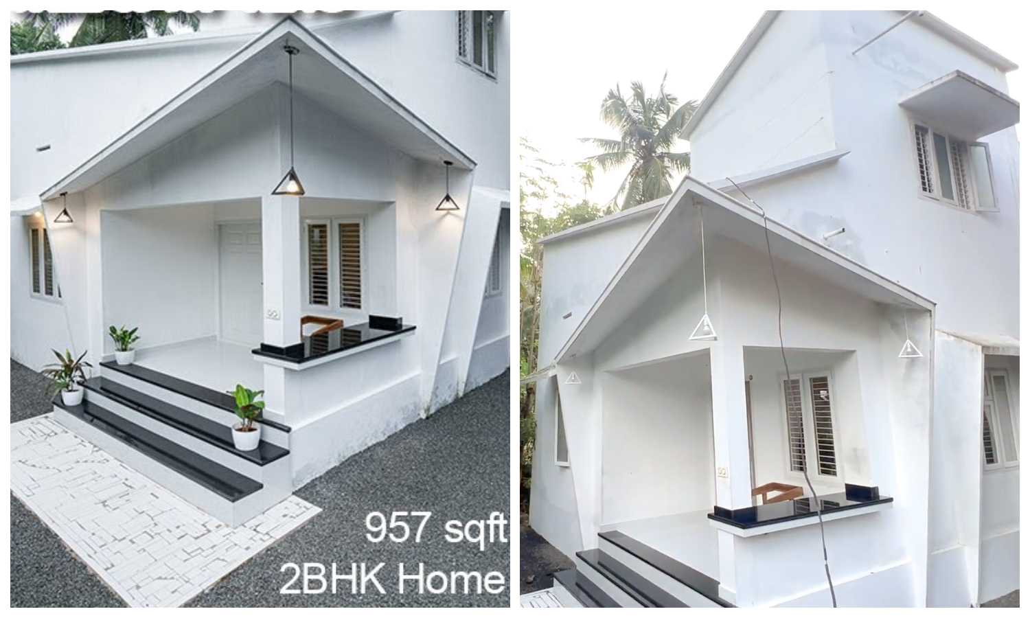 4 Cent 17 Lakh Rupees Stylish Home